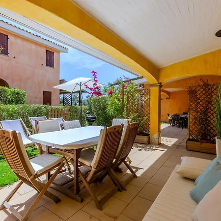 Porto Pino, Garden And Pool