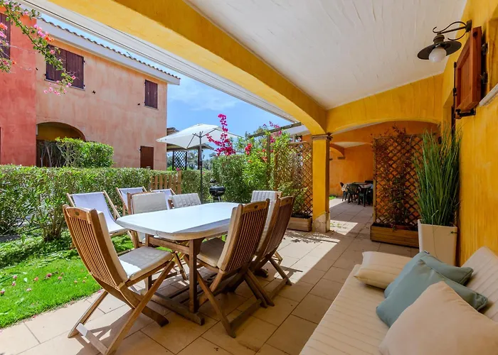 Porto Pino, Garden And Pool Southsardiniaholidays