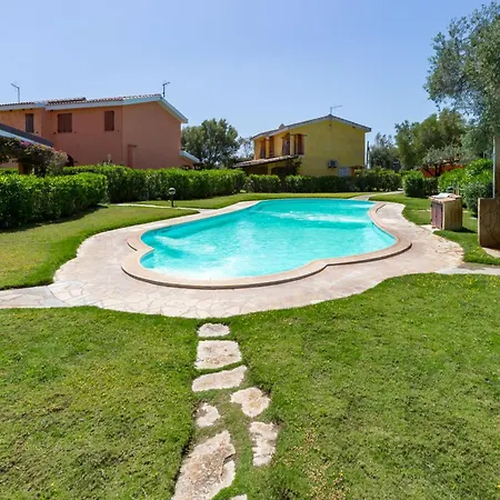 Porto Pino, Garden And Pool
